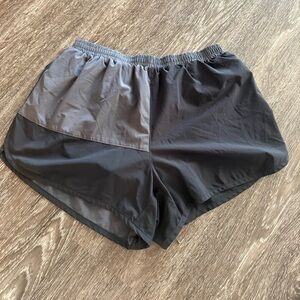 Rabbit Black and Grey Running Shorts